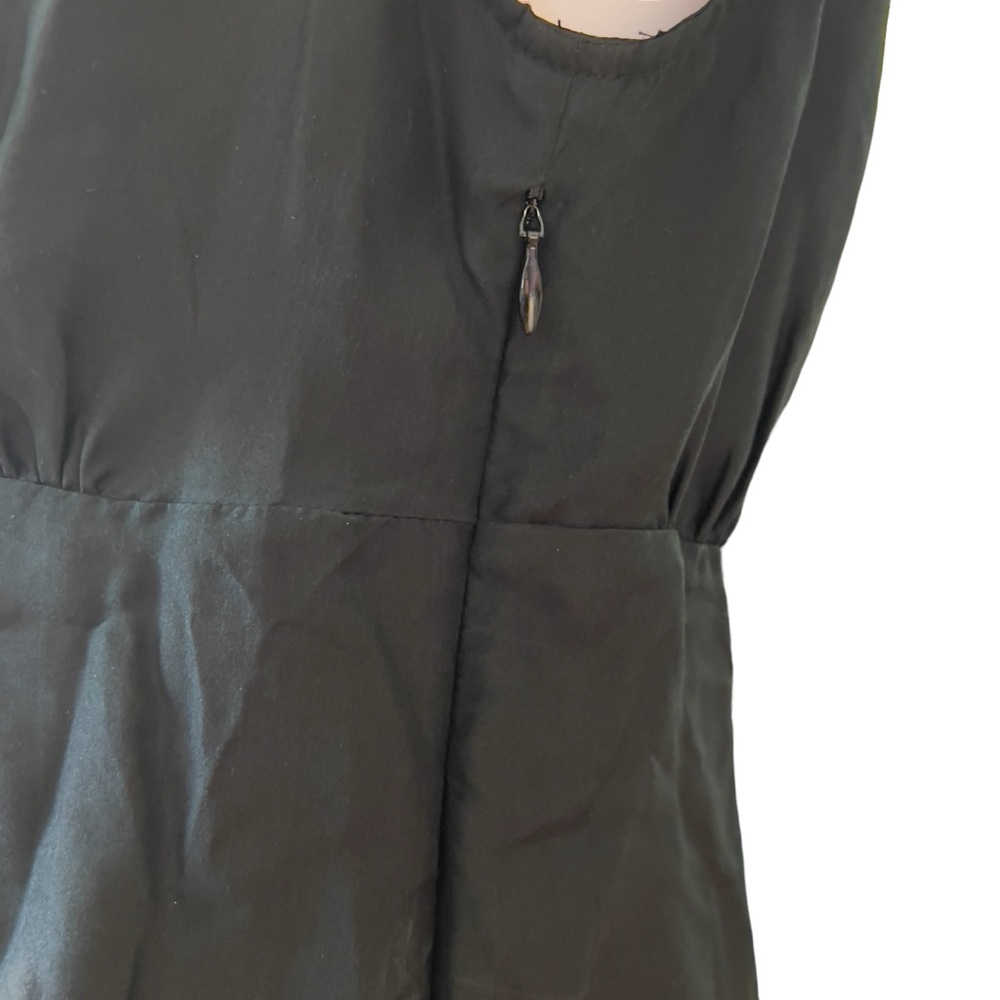 Banana Republic - Womens Embroidered Silk Blouse Sz 2 - Picture 5 of 12